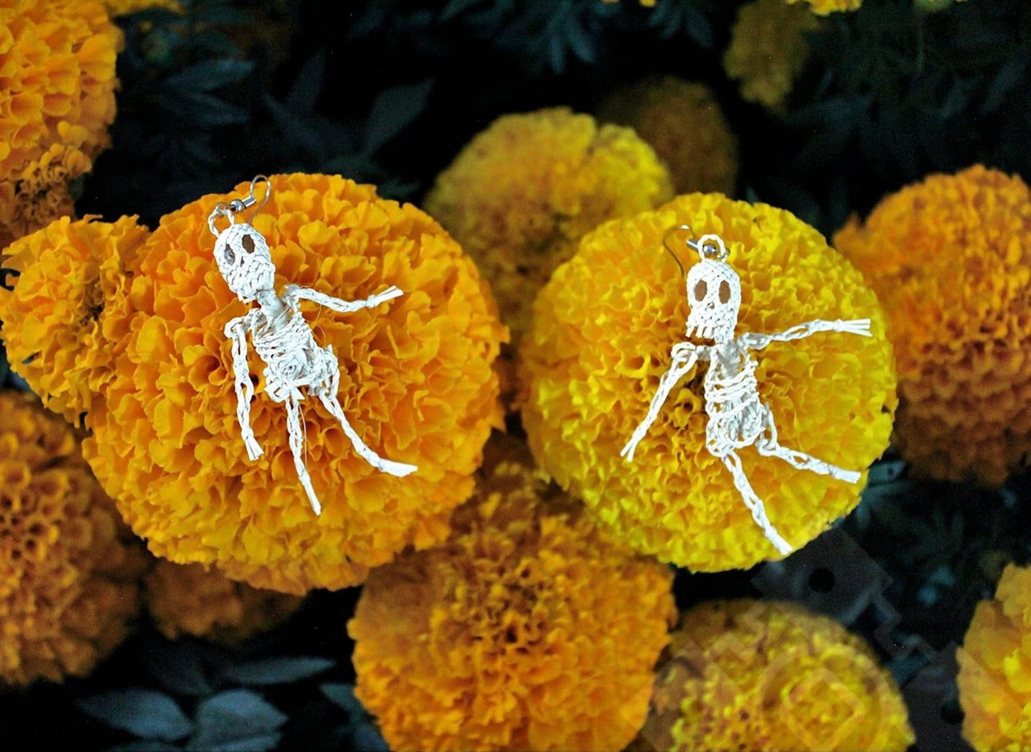 *Skeleton earrings