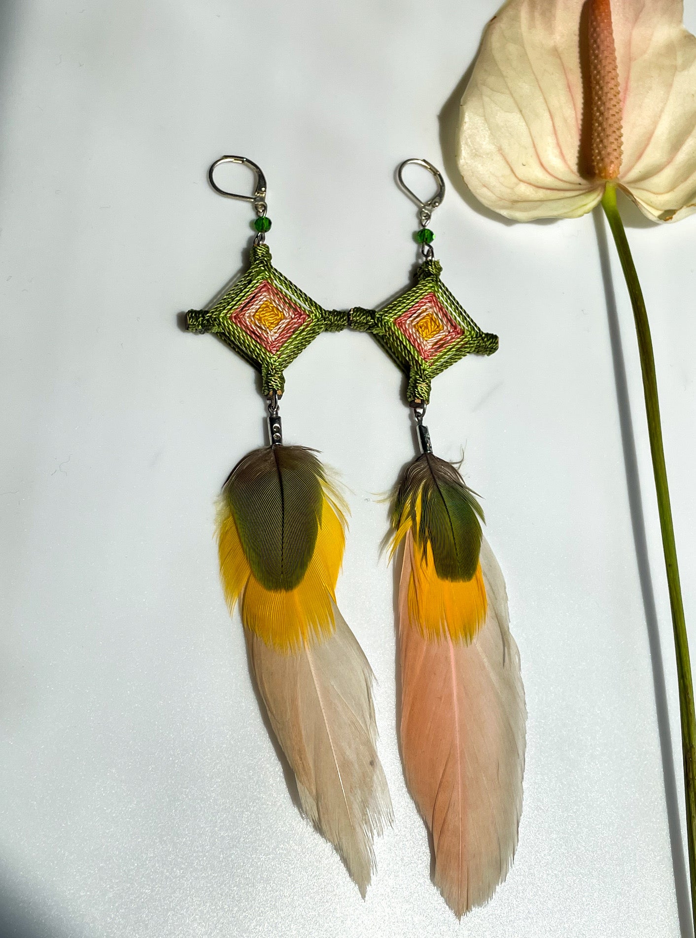 Ojo de Dios Exotic Earrings